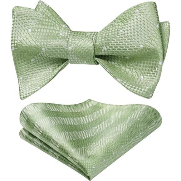 Bow Ties for Men D06-sage Green - Picture 1 of 6